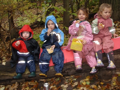 picnic in the rain